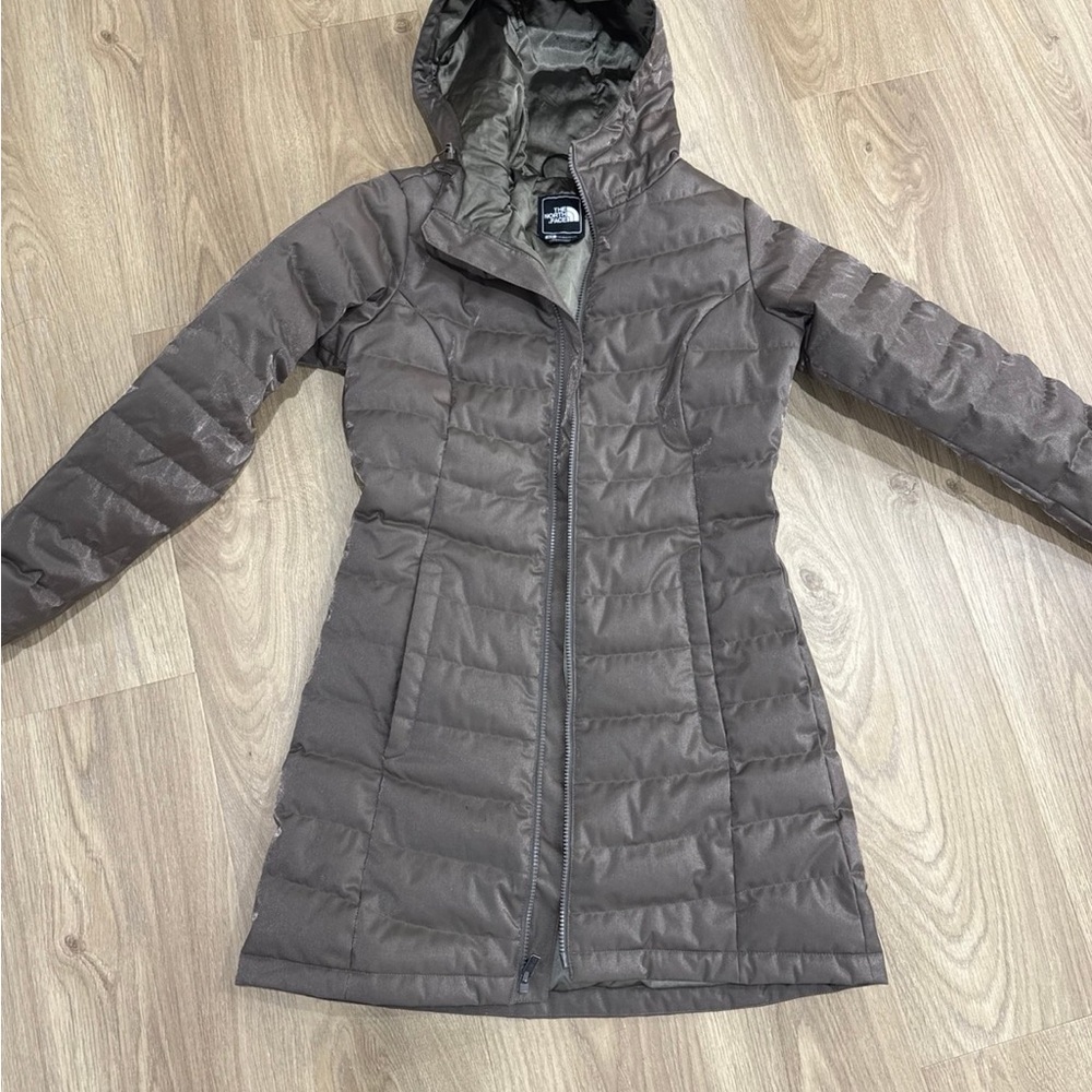 The North Face Women's Brown Down Puffer Coat
